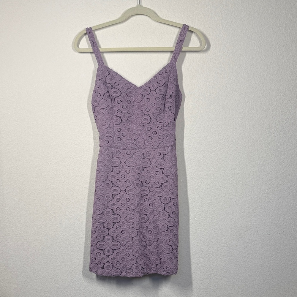 Hollister Lilac Lace Sheath Dress